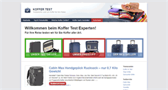 Desktop Screenshot of koffertest.com